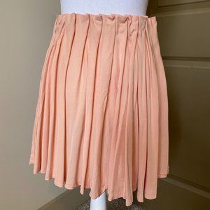 DO + BE | Pleated Peach Skirt